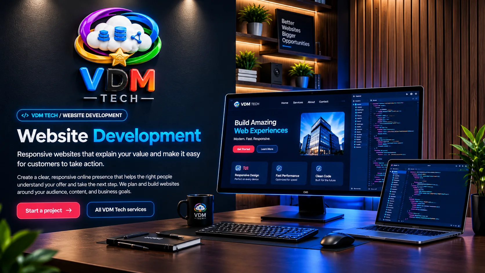 Website development